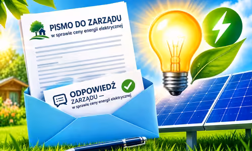 Pismo do Zarządu i odpowiedź Zarządu ws. ceny energii elektrycznej